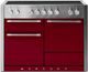 AGA™ Mercury 48" Stainless Steel Pro Style Induction Range with Cranberry Door-0