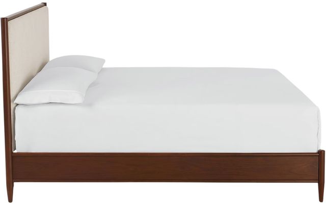 Bassett® Furniture Copenhagen Espresso Queen Upholstered Panel Bed-2