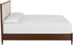 Bassett® Furniture Copenhagen Espresso Queen Upholstered Panel Bed-2