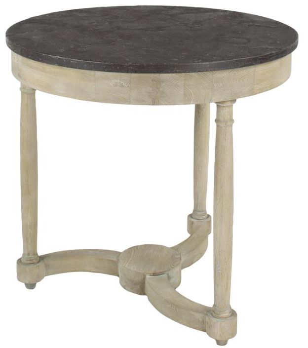 Deco Marche Gray Accent Table with Beige Base-1