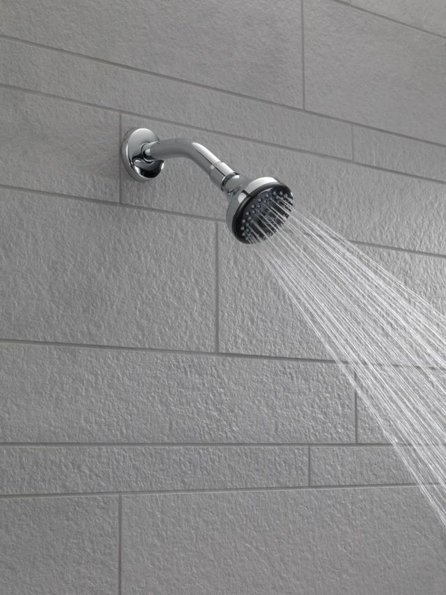 Delta Universal Showering Chrome Wall Mount Shower Arm and Flange-1