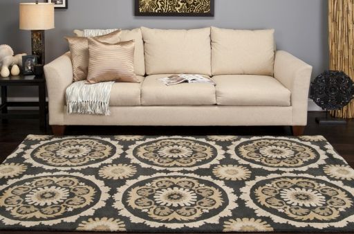 Surya Teegan Ivory 55"x78" Throw Blanket-4