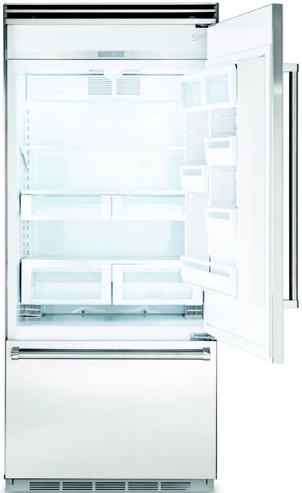 Viking® Professional 5 Series 36 in. 20.4 Cu. Ft. White Built-In Bottom Freezer Refrigerator-1