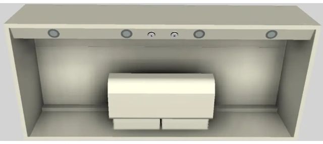 Vent-A-Hood® 54" Biscuit Wall Mounted Range Hood-3