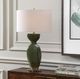 Uttermost® Curhan Moss Green Glaze Table Lamp-1