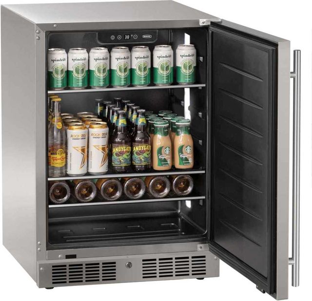 Marvel Essential Collection 24" 5.1 Cu. Ft. Stainless Steel Beverage Center-2
