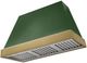 AGA Euclid 48" Cornwall Green Wall Mounted Range Hood with Antique Brass Trim-0