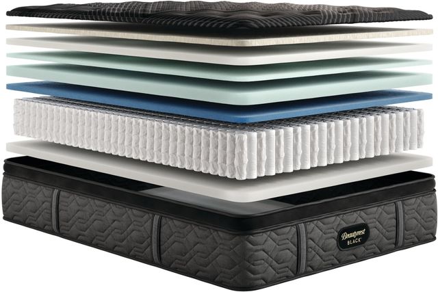 Beautyrest Black® Series 1 Pocketed Coil® 14.5" Plush Pillow Top Queen Mattress-2