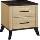 Monarch Specialties Inc. Light Oak/Rustic Oak Nightstand-0