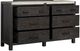 Magnussen Home® Plum Creek Ravenwood Black Dresser with Marble Top-4