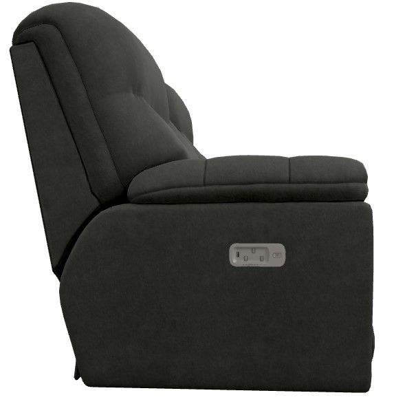 La-Z-Boy® Morrison Ink Power Reclining Loveseat with Console, Headrest, and Lumbar-2