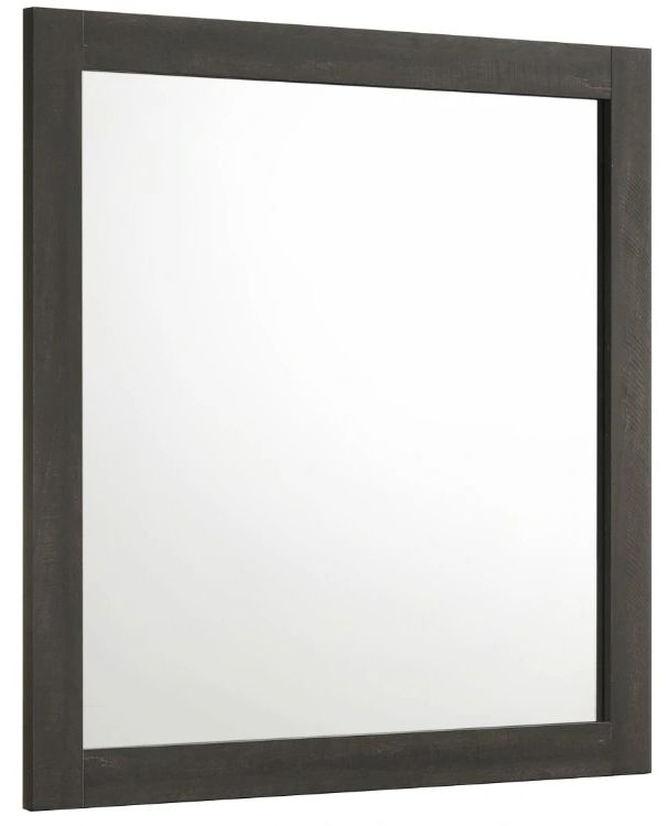 Crown Mark Remington Gray/Ebony Dresser Mirror-0