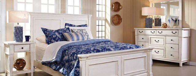 American Wholesale Furniture Stoney Creek White Nightstand-1