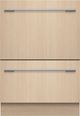 Fisher & Paykel Series 9 Panel Ready Integrated Tall Double DishDrawer™ Built-In Top Control Drawer Dishwasher-0