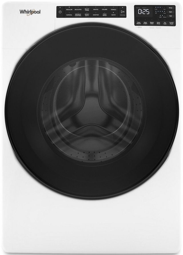 Whirlpool® 5.0 Cu. Ft. White Front Load Washer-0