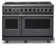 Viking® 7 Series 48" Cast Black Pro Style Dual Fuel Range-0