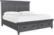 aspenhome® Caraway Aged Slate California King Panel Storage Bed-0