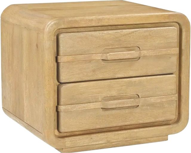 Moe's Home Collection Lennon Vintage Brown Nightstand -0