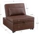 Powell® Dozer Brown Twin Sleeper Chair-2