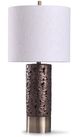 Stylecraft Chesham Bronze/White Table Lamp-0