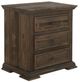 International Furniture Direct Desire Deep Brown Nightstand-0