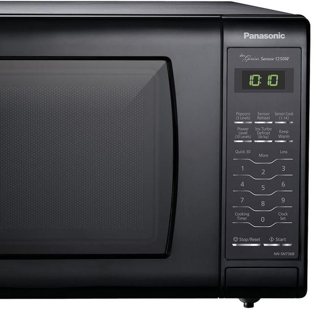 Panasonic® 1.6 Cu. Ft. Black Countertop Microwave-1