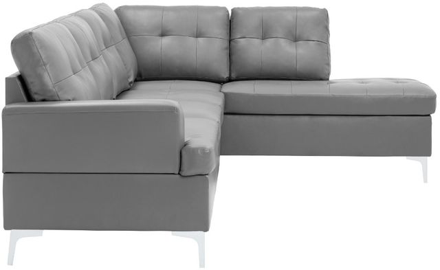 Homelegance® Barrington 2-Piece Gray Right-Arm Facing Sectional and Chaise-2