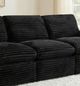 Coaster® Collins Black Modular Armless Chair-1