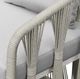 Intercon Alexa White Aluminum/Fabric Outdoor Arm Chair-4