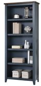 Martin Furniture Fairmont Dusty Blue Open Bookcase-0