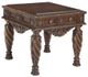 Signature Design by Ashley® North Shore Dark Brown End Table-0