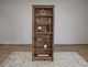 International Furniture Direct Olimpia Natural Bookcase-1