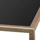 A & B Home Black Acrylic Tabletop With Champagne Iron Legs Console Table-4
