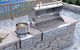 XO 16" Stainless Steel Natural Gas Power Side Burner-5