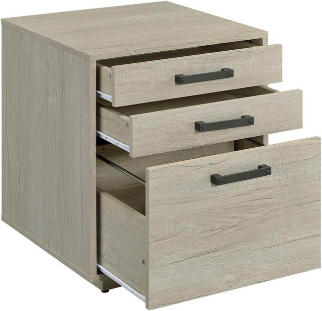 Coaster® Loomis Whitewashed Grey File Cabinet-1