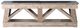 Classic Home Marbella Brown 100" Console Table with Honed Blue Stone Top-0