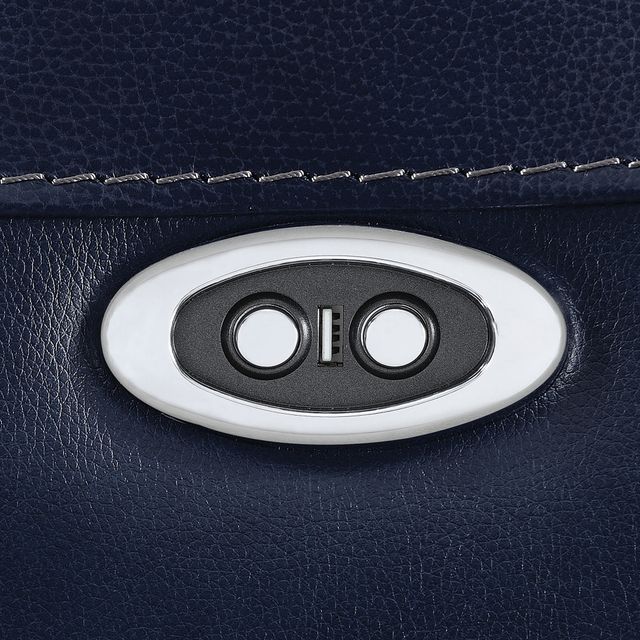 Coaster® Largo Upholstered Power Ink Blue Loveseat-2