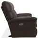 La-Z-Boy® Mateo Chocolate Leather Power Wall Reclining Sofa with Headrest and Lumbar-2