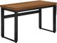 Monarch Specialties Inc. Black/Walnut Desk With Adjustable Height-0