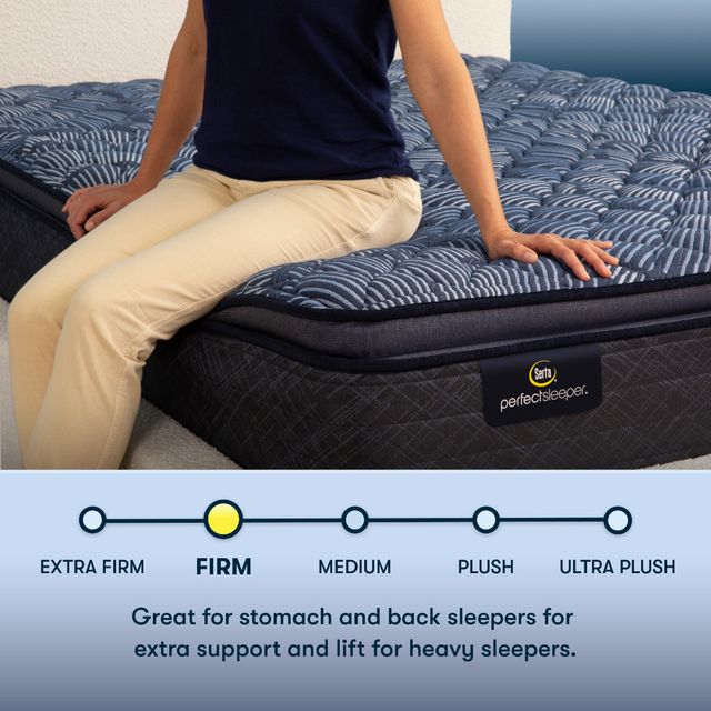 Serta® Perfect Sleeper® Cobalt Calm 14.5" Wrapped Coil Firm Pillow Top Twin Mattress-3