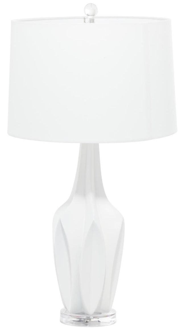 Deco Marche White Polystone Table Lamp-0