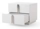 VIG Furniture Modrest Token 3-Piece Cream/Stainless Steel Queen Bedroom Set-3