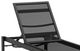 Homecrest™ Outdoor Living Customizable Allure Mesh Aluminum Outdoor Armless Stackable Adjustable Chaise with Wheels-1