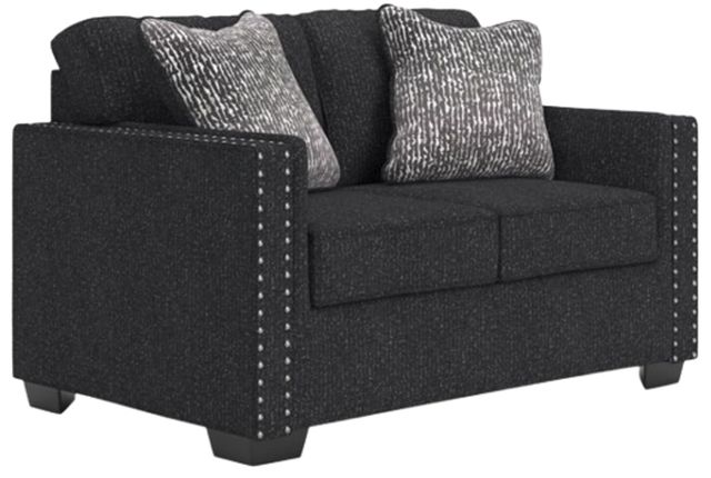 Benchcraft® Jasmine Peaks Coal Loveseat-0