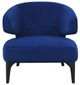 Sagebrook Home Navy Round Back Accent Chair-1