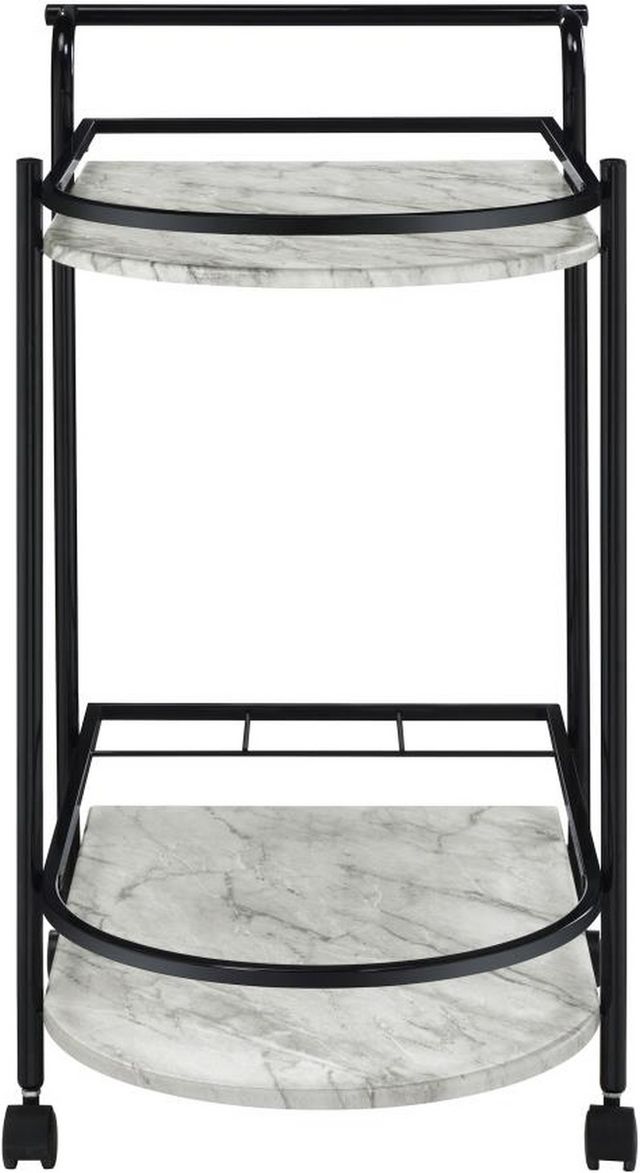 Coaster® Desiree Black Rack Bar Cart-1