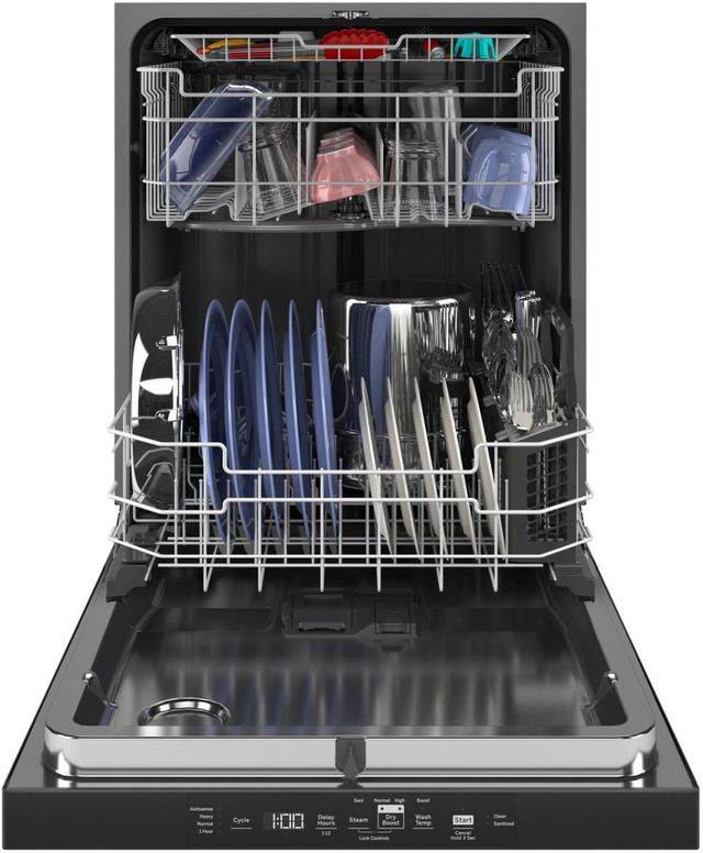 GE® Dry Boost™ 24" Fingerprint Resistant Stainless Top Control Built-In Dishwasher-2
