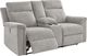 Causeuse inclinable électrique avec console de Signature Design by Ashley® Barnsana - Cendre-5