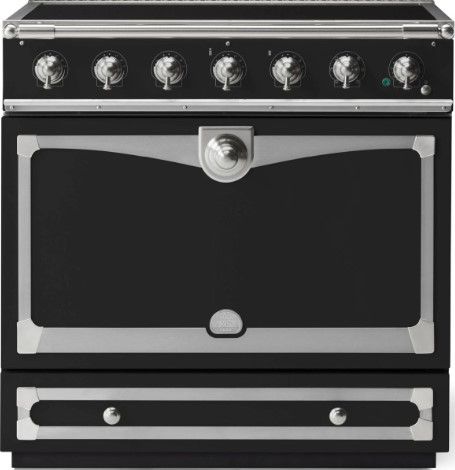 La Cornue CornuFé 90 Albertine 36" Matte Black Pro Style Induction Range-0