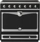 La Cornue CornuFé 90 Albertine 36" Matte Black Pro Style Induction Range-0